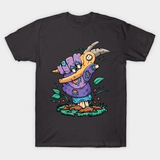 Zombie Hand Garden Shears - Funny Plant Lover Halloween Monster T-Shirt